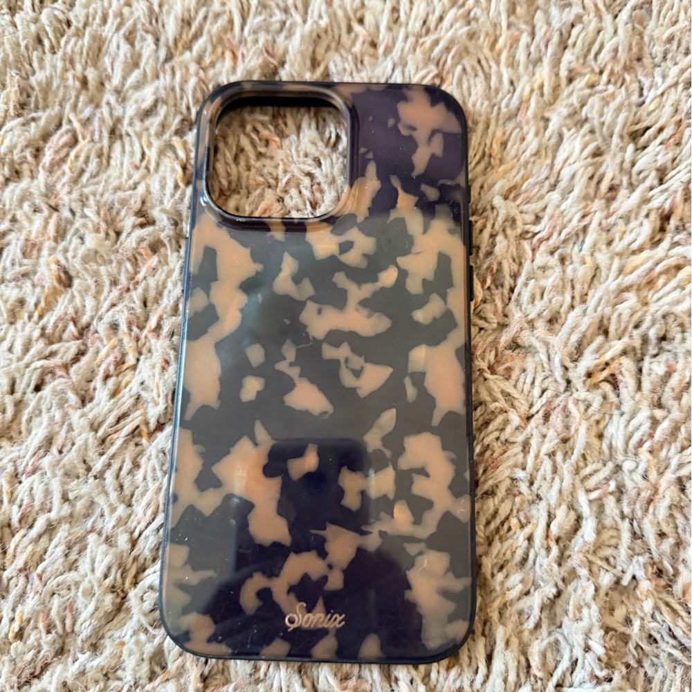 Sonix Black and Cream Camouflage Phone Case